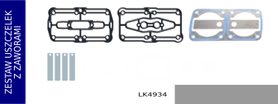 Zestaw naprawczy głowicy kompresora LK4934