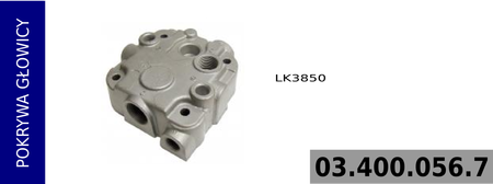 pokrywa głowicy kompresora LK3850